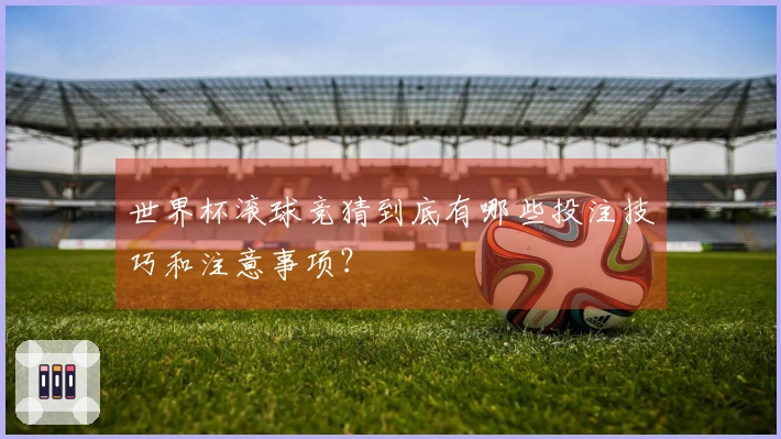 世界杯滚球竞猜到底有哪些投注技巧和注意事项？